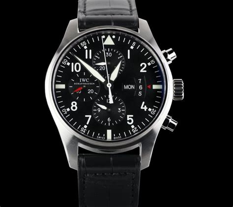 second hand iwc watches|iwc pilot's watches second hand.